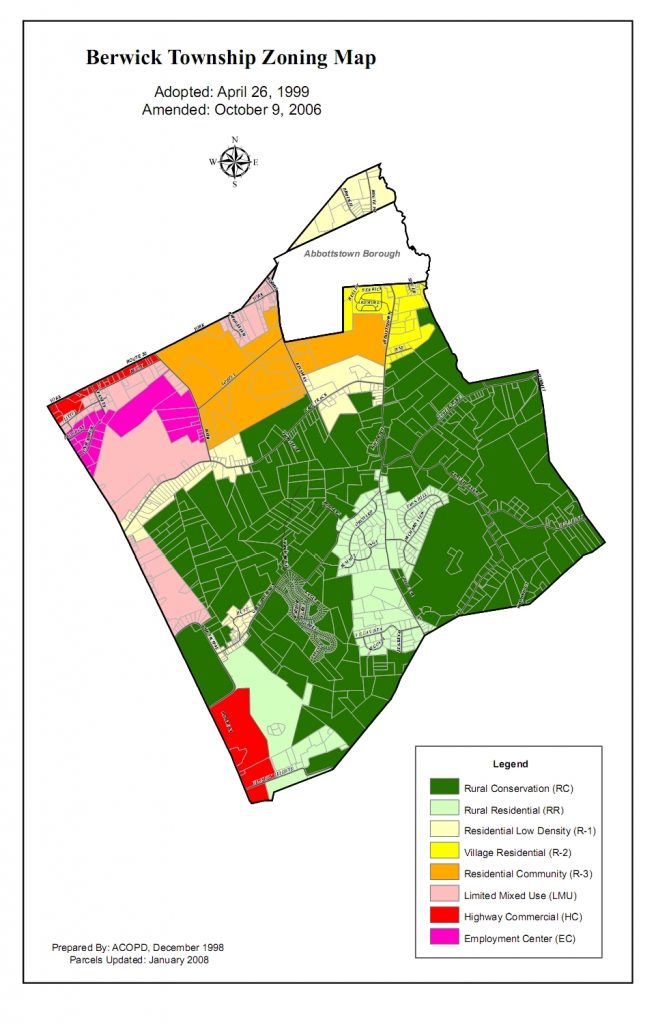 Zoning Map – Berwick Township